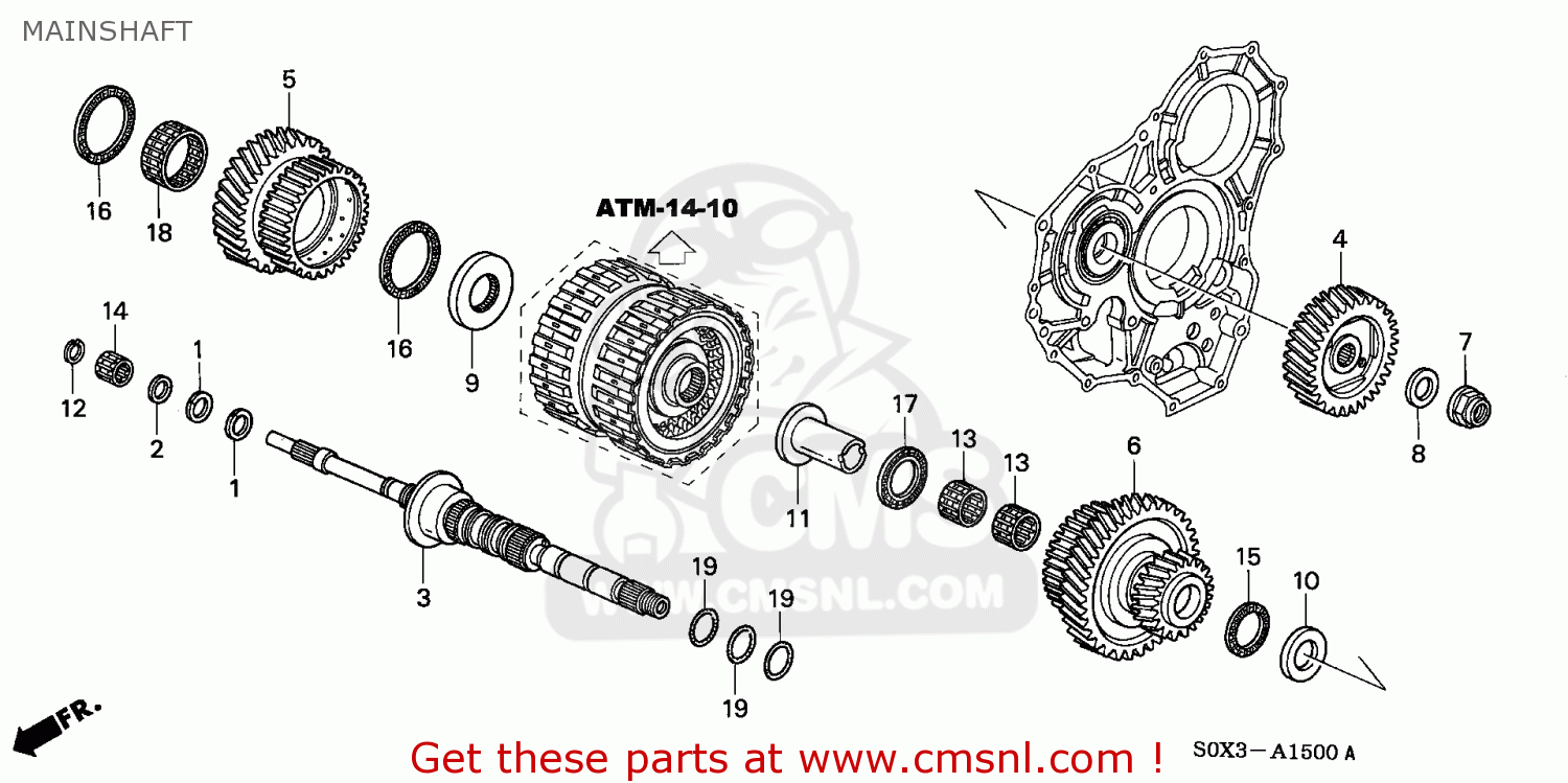 90418P7W000 Washer,thrust 41x Honda buy the 90418P7W000 at CMSNL