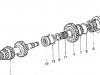 Small Image Of Mainshaft -  Mainshaft Gears 5s
