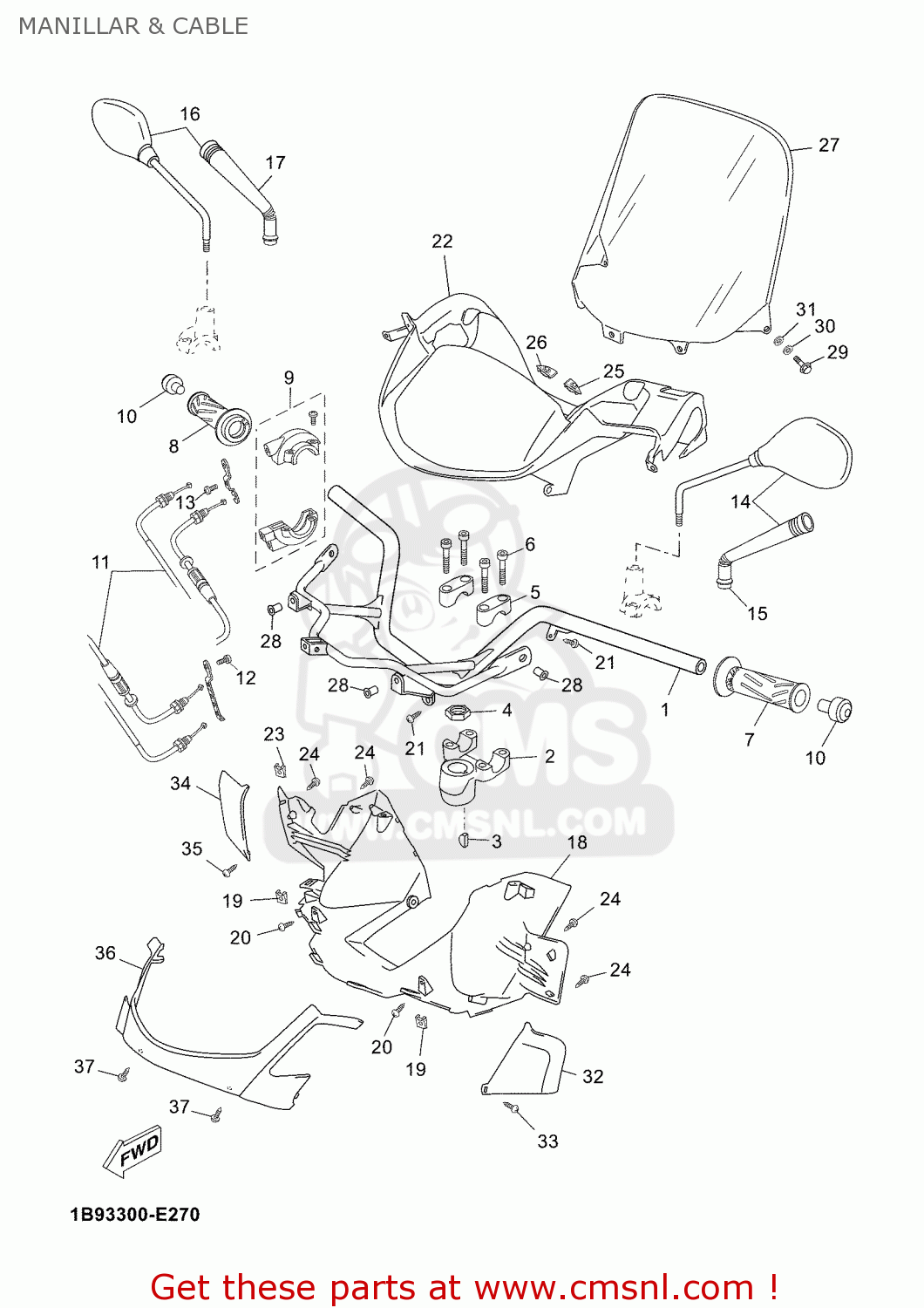 Yamaha SCREEN 1B9F623410 Yamaha SCREEN 1B9F623410