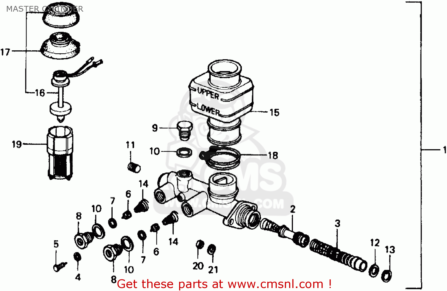 46100663673 Master Cylinder Honda buy the 46100663673 at CMSNL