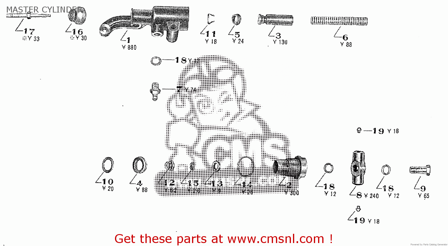 TA4373 Piston Push Rod Suzuki buy the TA4373 at CMSNL