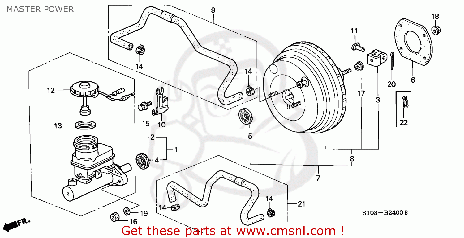 46100S47013 Master Cylinder A Honda buy the 46100S47013 at CMSNL