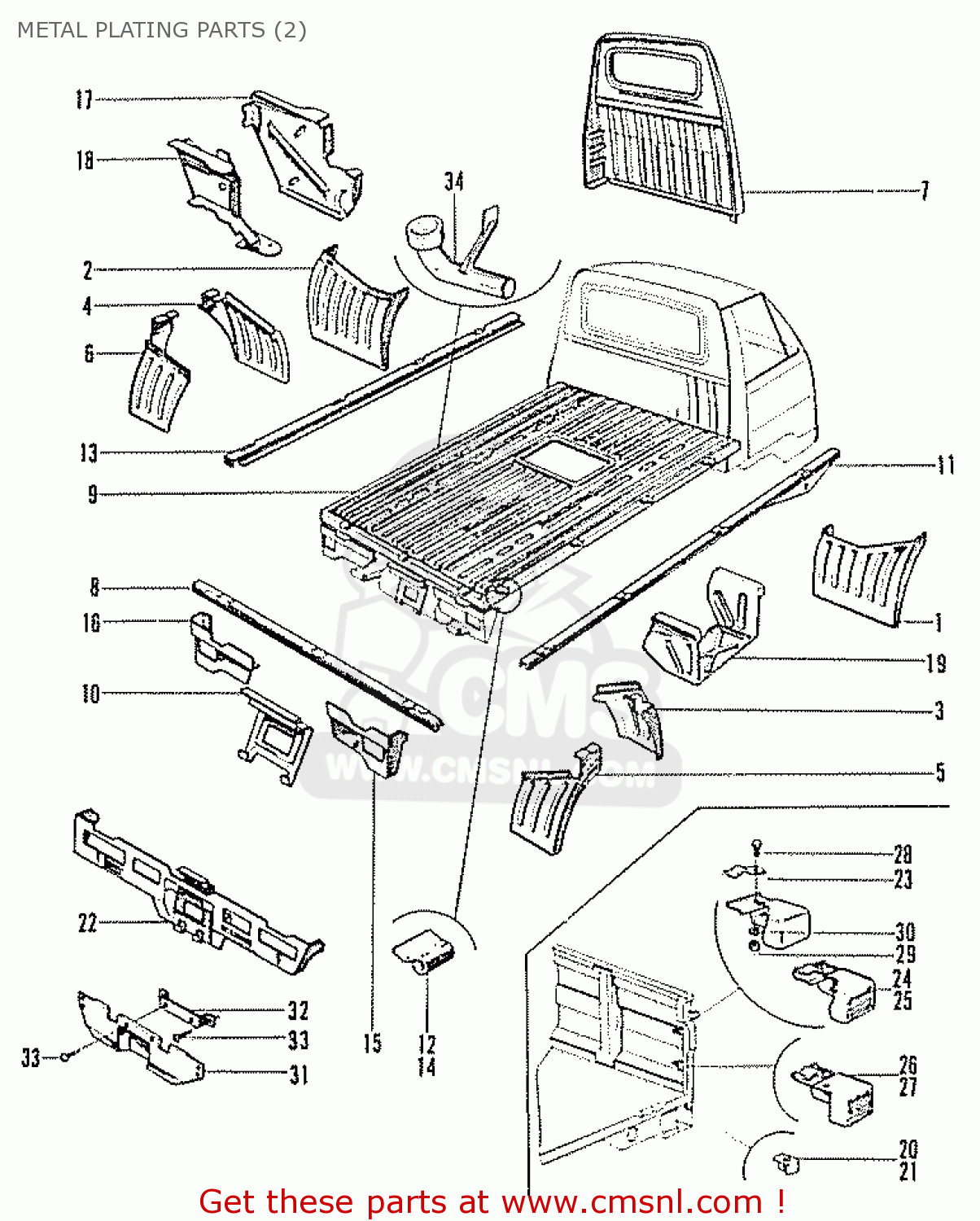 61113567300Z ,fender R,front Honda buy the 61113567300Z at CMSNL