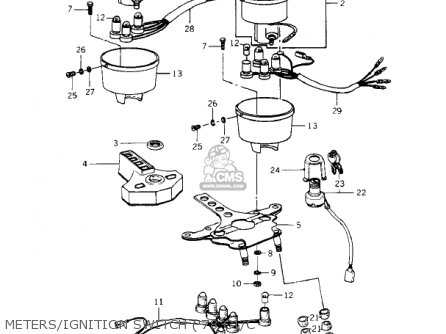 SPEEDOMETER ASSEMBLY,KPH for KZ1000C1 POLICE 1000 