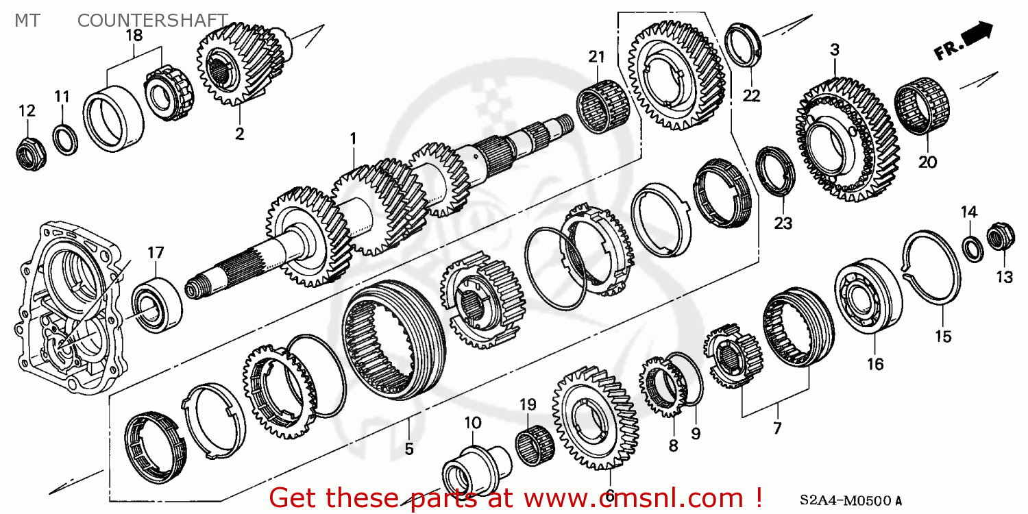 23627PCY000 Hub Sleeve Set,rv Honda buy the 23627PCY000 at CMSNL