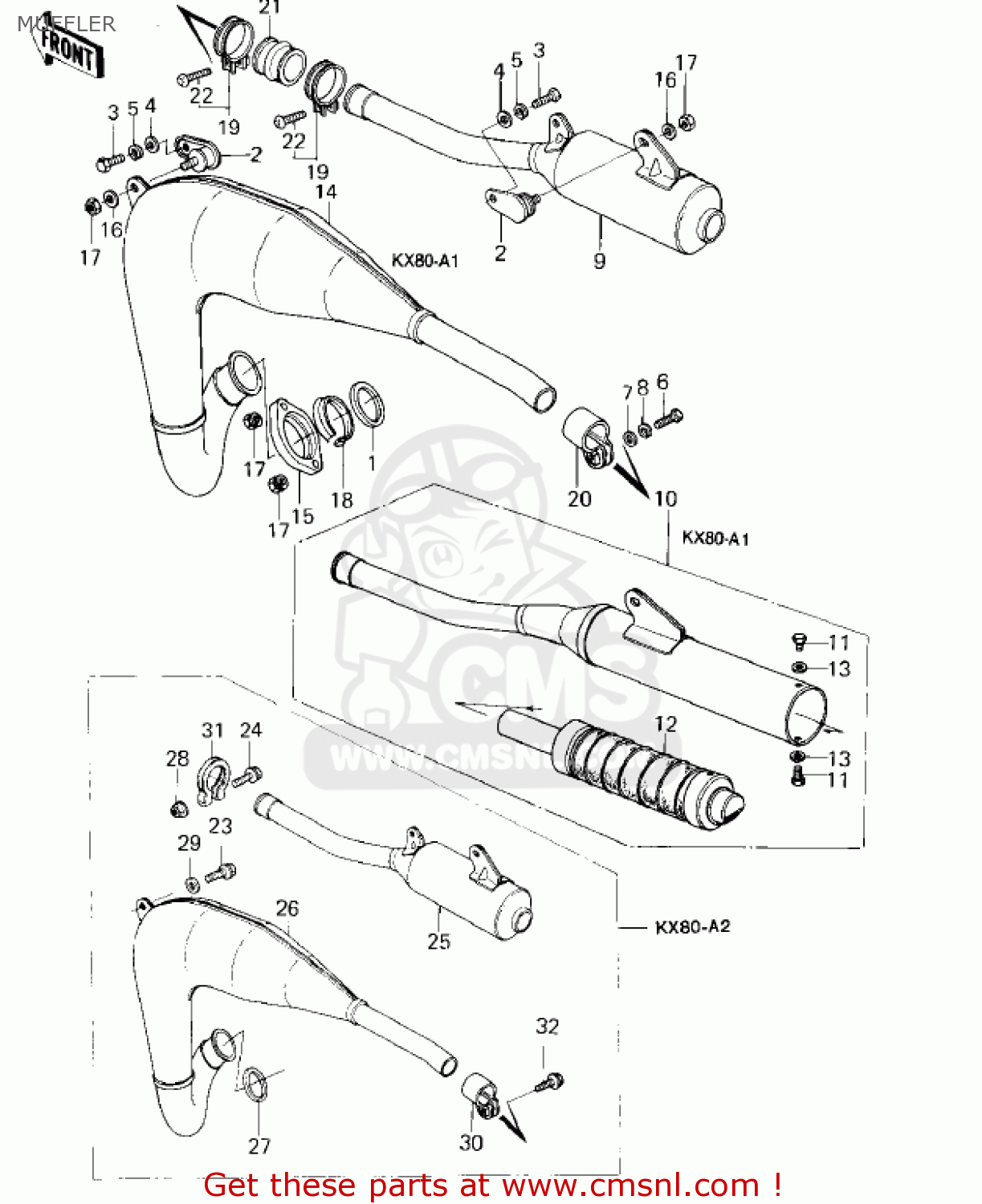 180011089 Muffler Kawasaki buy the 180011089 at CMSNL