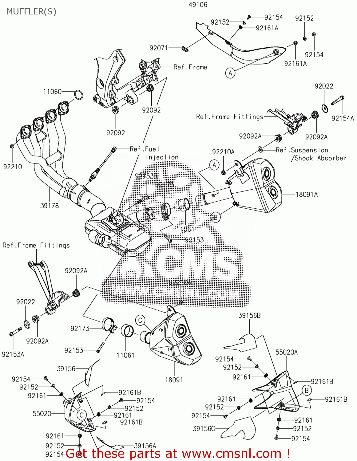 Kawasaki BOLT,SOCKET,10X65 921542642 Kawasaki BOLT,SOCKET,10X65 921542642