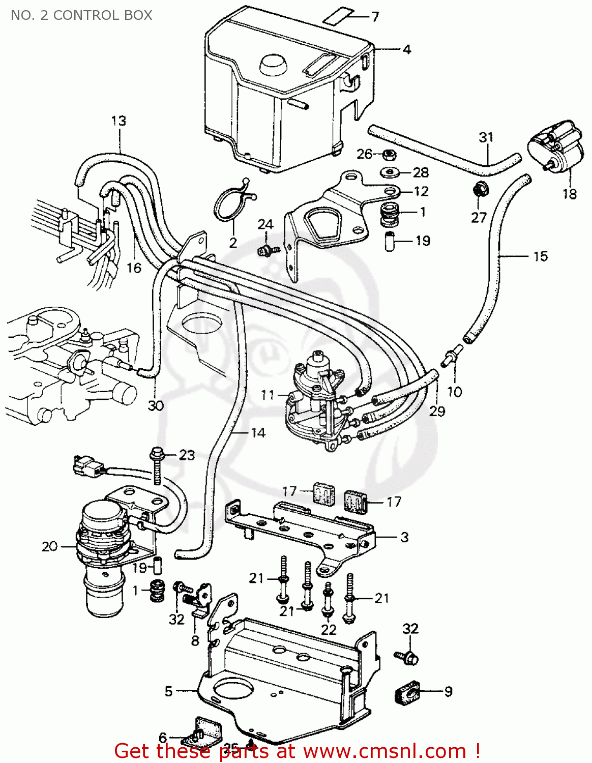 18726PB3680: Rubber, Protector Honda - buy the 18726-PB3-680 at CMSNL