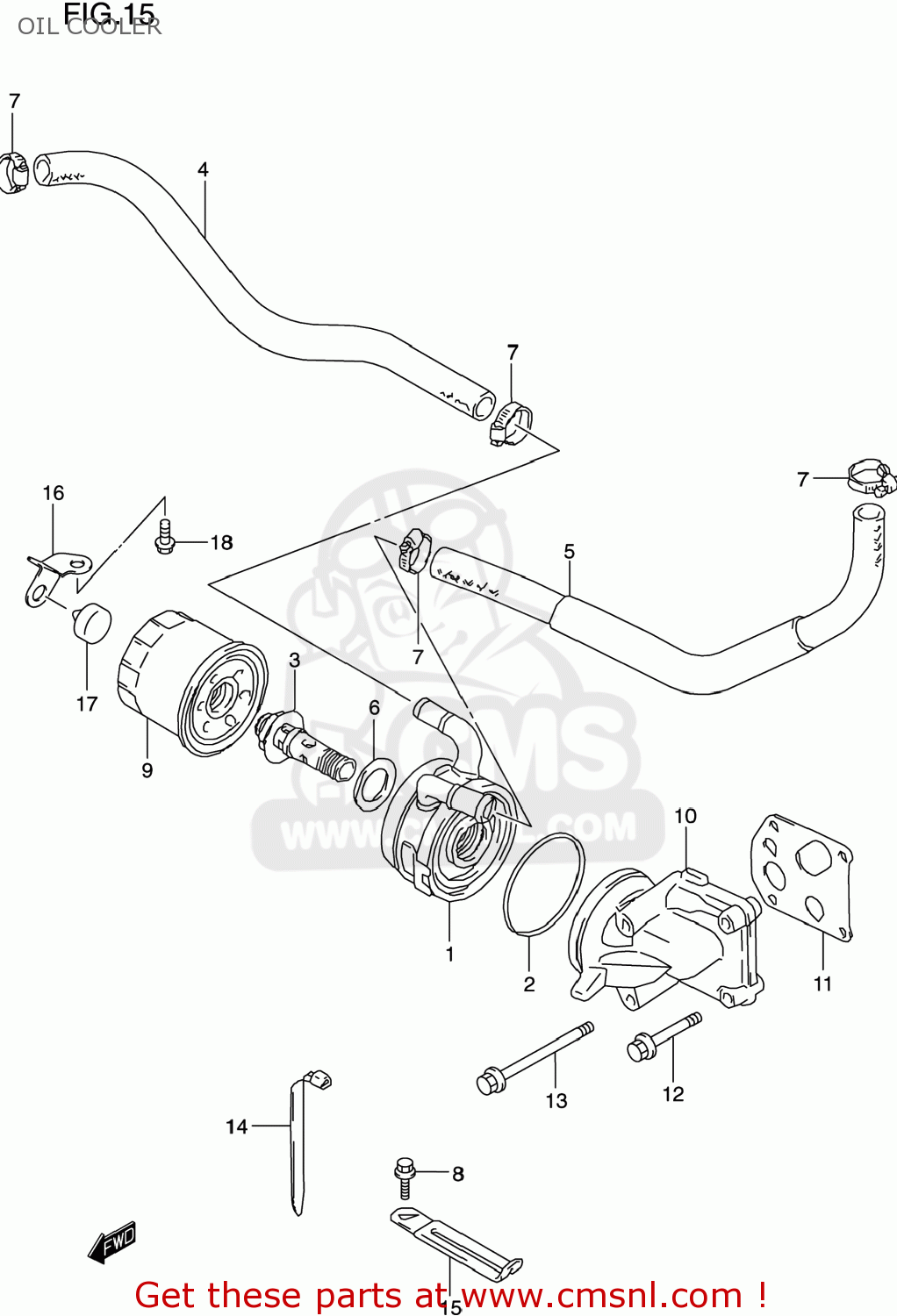 1651933E00: Plate,oil Cooler Damper Suzuki - buy the 16519-33E00 at CMSNL