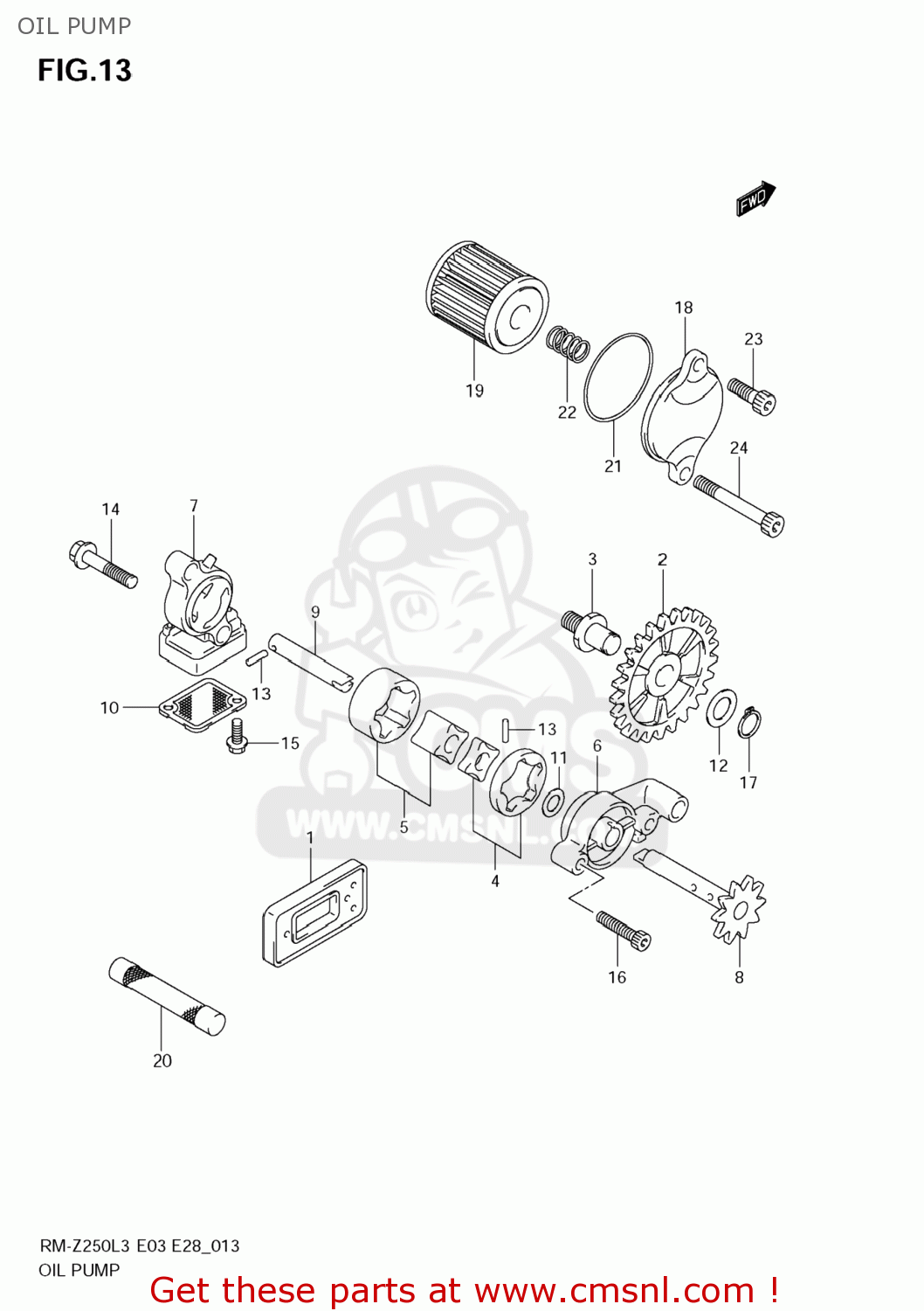 1315028H10: Valve Assy,oil Reed Suzuki - buy the 13150-28H10 at CMSNL