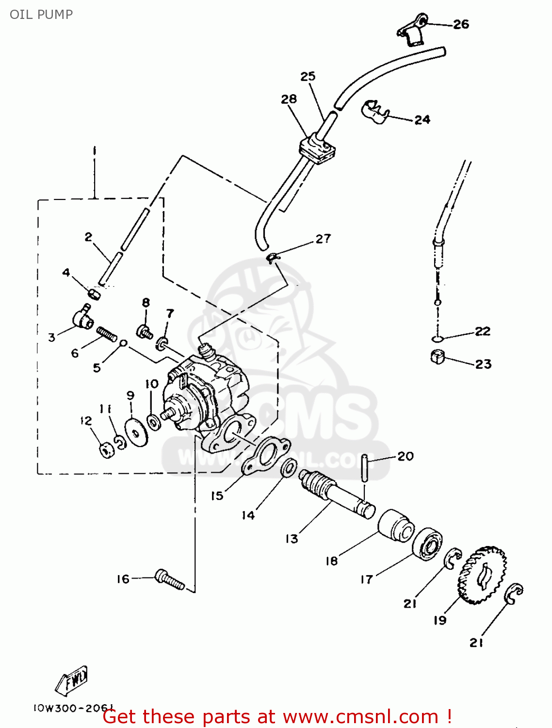 1GU1310100 Oil Pump Assy Yamaha buy the 1GU131010000 at CMSNL