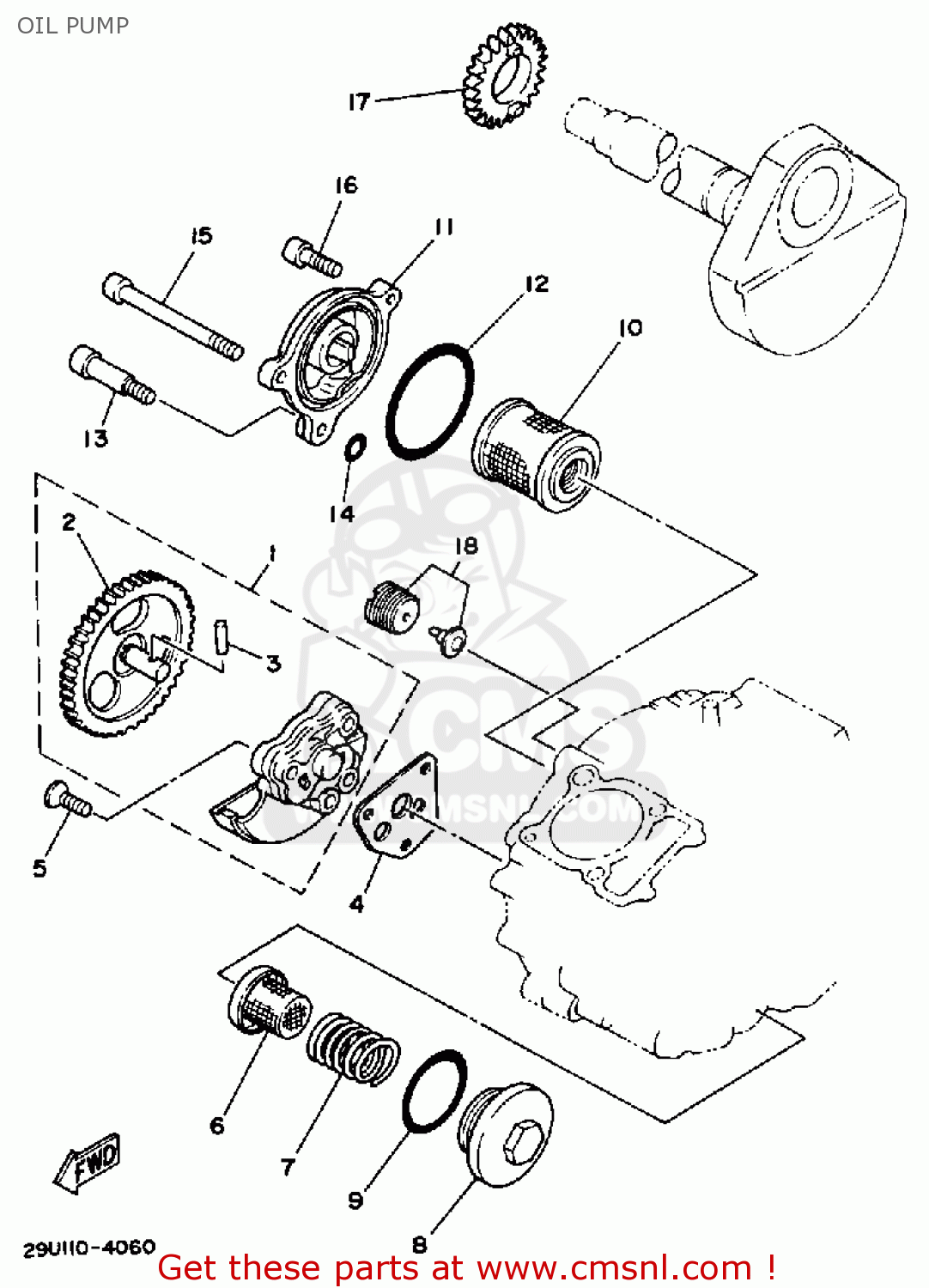 21V1330000 Oil Pump Assy Yamaha buy the 21V1330000 at CMSNL