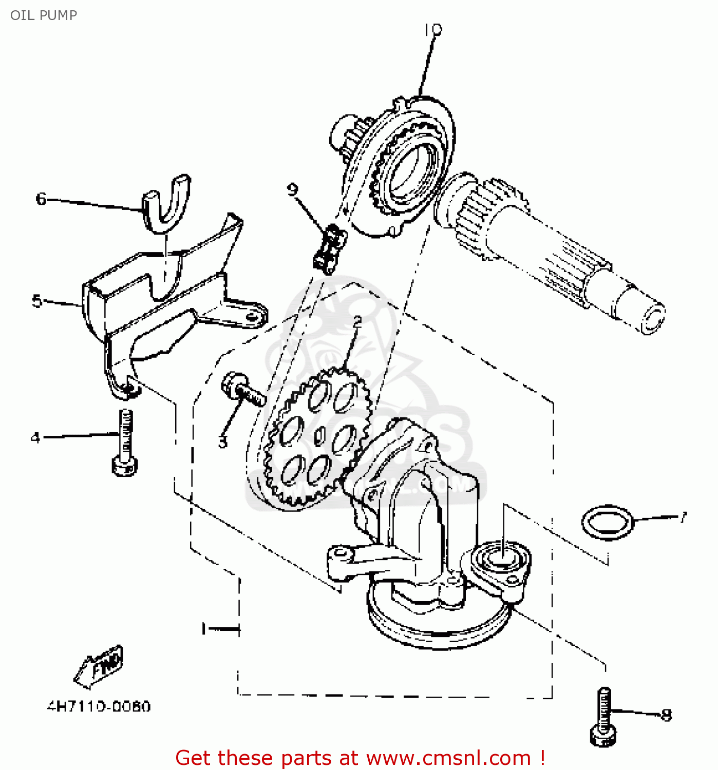 5G21330000 Oil Pump Assy Yamaha buy the 5G21330000 at CMSNL