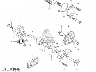 STRAINER,OIL PUMP NO.2 for RM-Z250 2012 (L2) USA (E03) RMZ250 RM