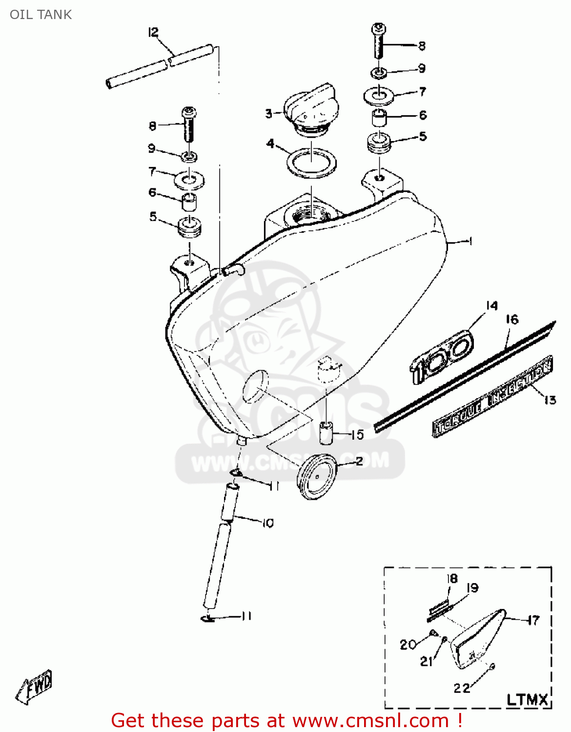 9020208019: Washer, Special (304-21915-00) Yamaha - buy the 90202-08019 ...