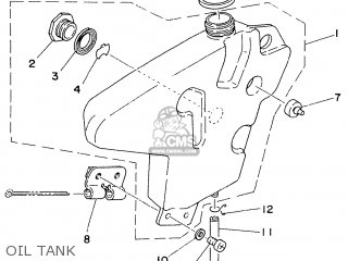 1Y12175000: Oil Tank Assy Yamaha - buy the 1Y1-21750-00 at CMSNL