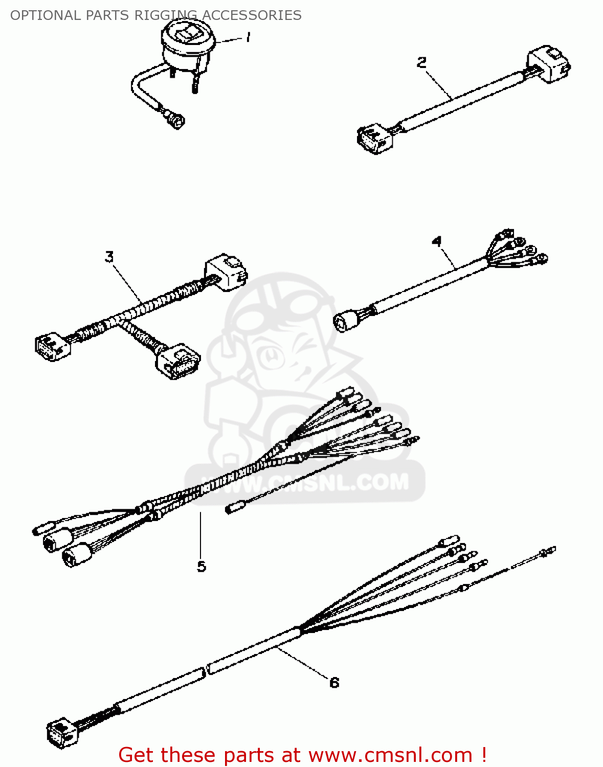 6YE8258A40AA: Ext, Wire Harness (6ye-8258a-40-00) Yamaha - buy the 6YE ...