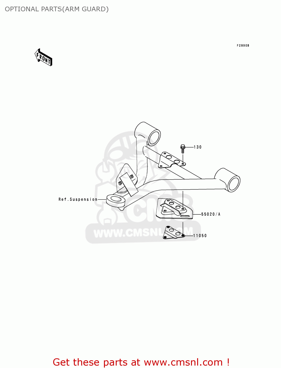 Kawasaki GUARD,LH 550201660 Kawasaki GUARD,LH 550201660