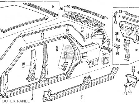 70110SB4662ZZ: Panel Comp.,roof Honda - buy the 70110-SB4-662ZZ at CMSNL