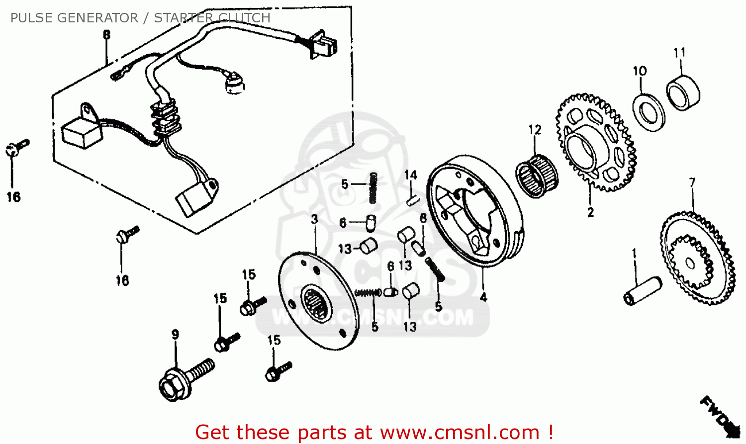 30300KE7154 Generator,pulse Honda buy the 30300KE7154 at CMSNL