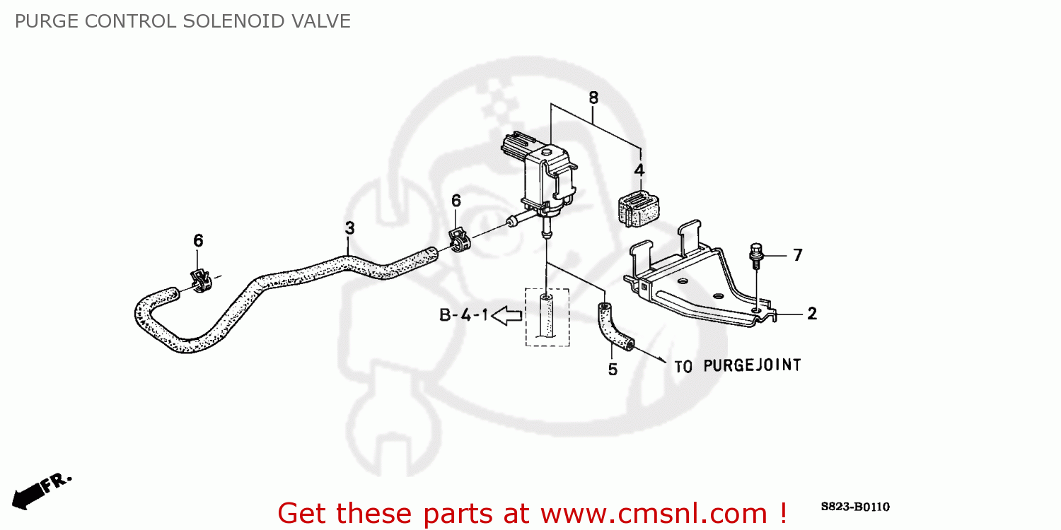 36167P8CA00 Tube,purge Joint Honda buy the 36167P8CA00 at CMSNL