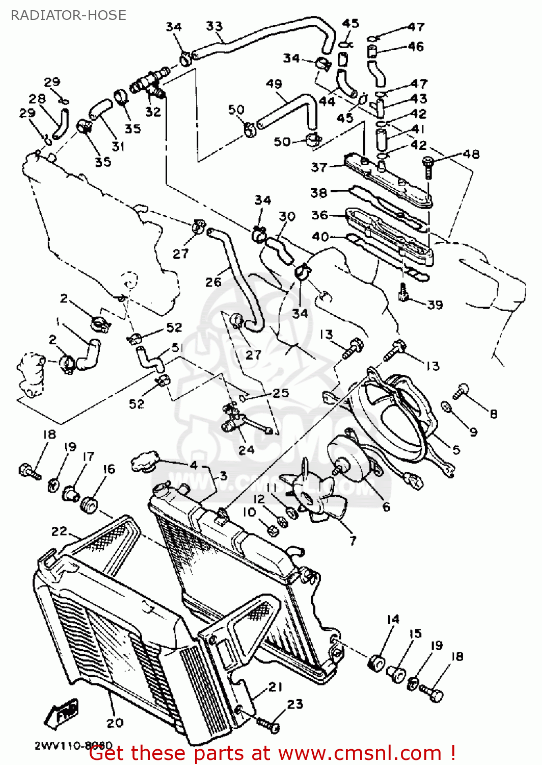 26H1257601: Hose 1 Yamaha - buy the 26H-12576-01 at CMSNL