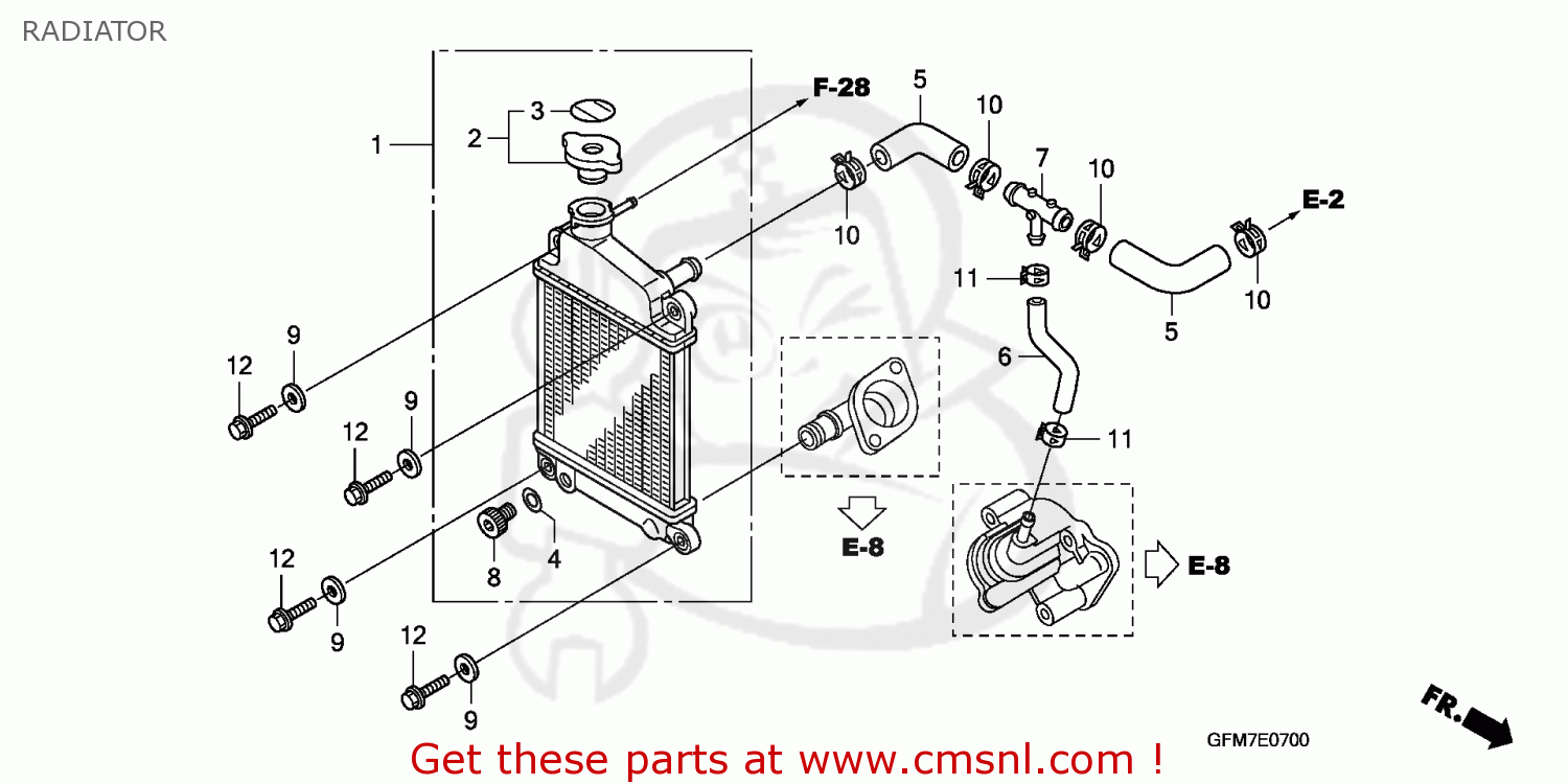 19503GFM900 Hose,bypass Honda buy the 19503GFM900 at CMSNL