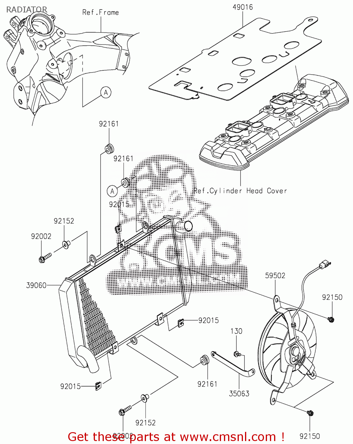 Kawasaki DAMPER 921612139 Kawasaki DAMPER 921612139