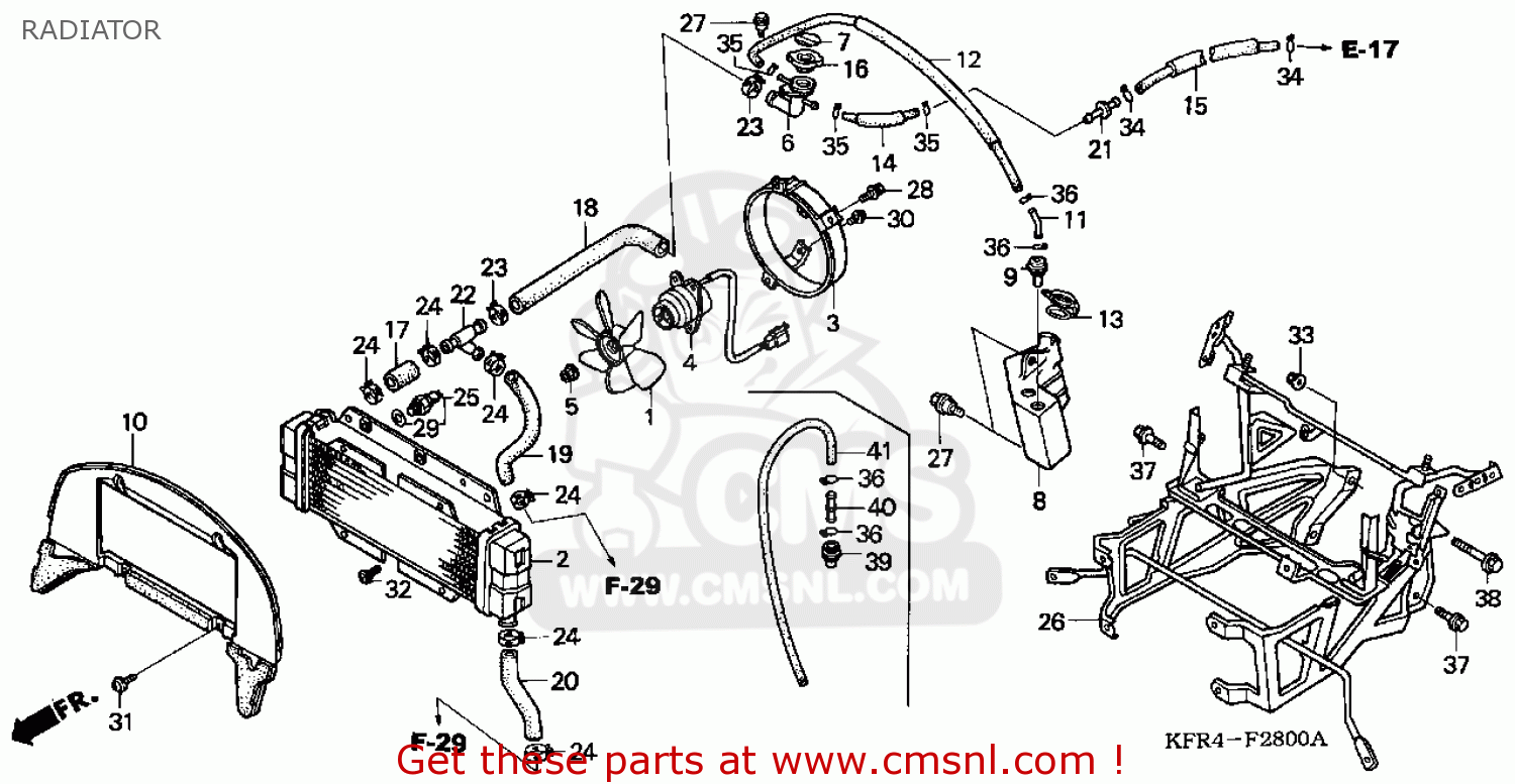 Honda BRKT,RAD MT 50310KS4010 Honda BRKT,RAD MT 50310KS4010