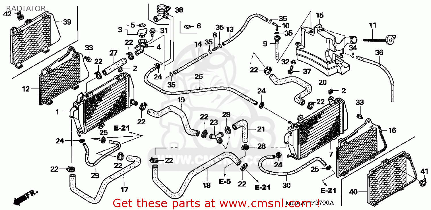 honda goldwing cooling system