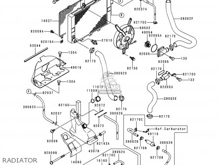 Kawasaki zx9r схема проводки