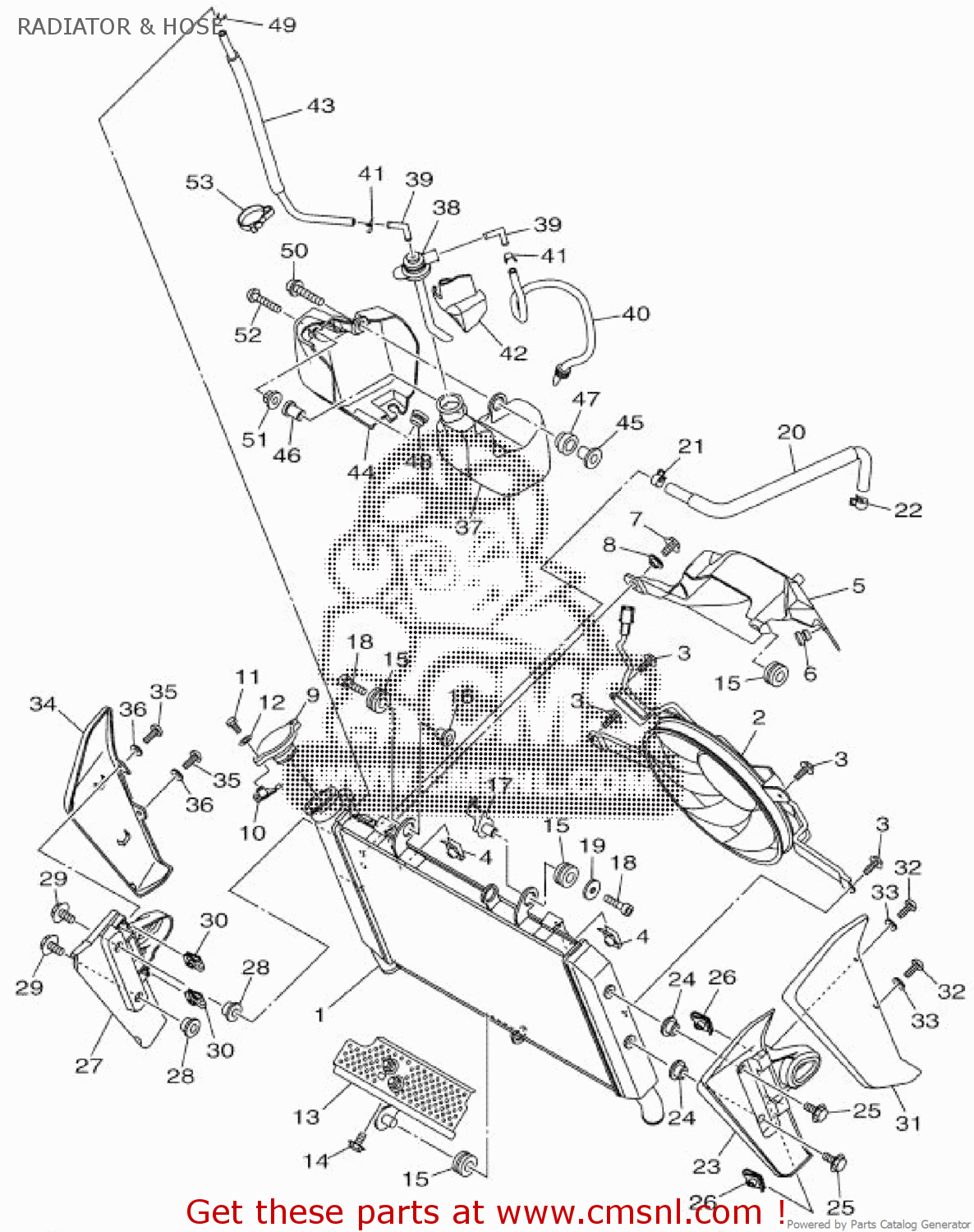 Yamaha STAY 1 BS21263700 Yamaha STAY 1 BS21263700