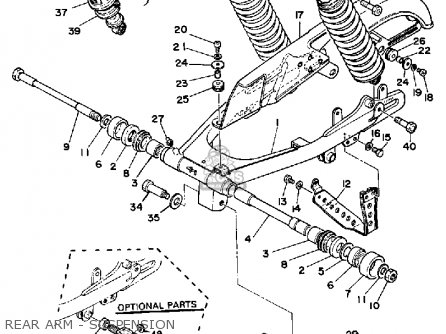 3H7221100033: Rear Arm Comp. Yamaha - buy the 3H7-22110-00-33 at CMSNL