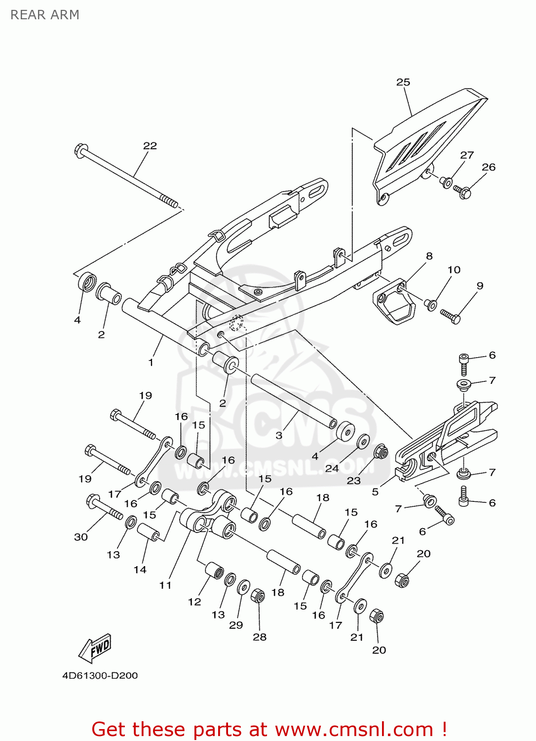 Yamaha SUPPORT, CHAIN 5BT2219900 Yamaha SUPPORT, CHAIN 5BT2219900