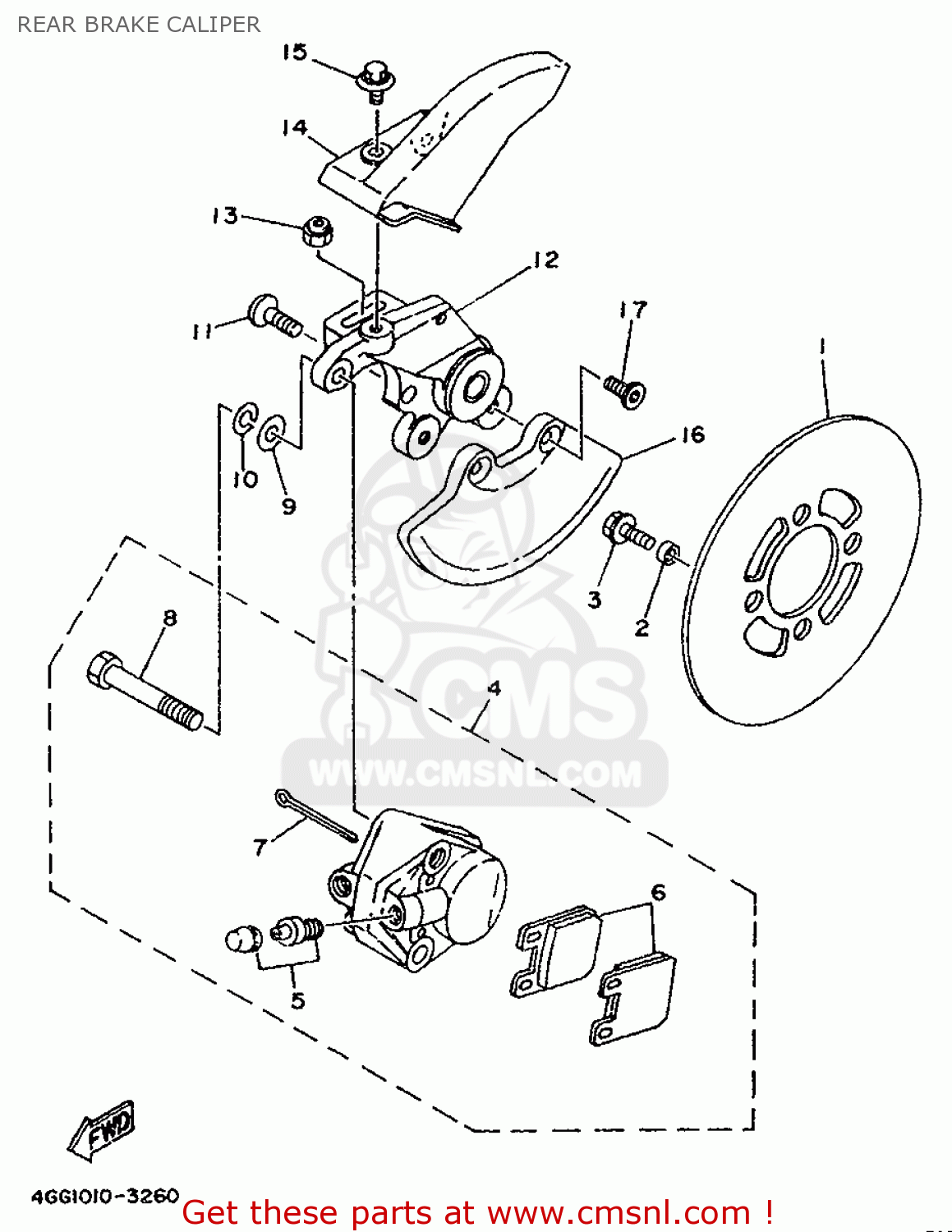 disk brake protector