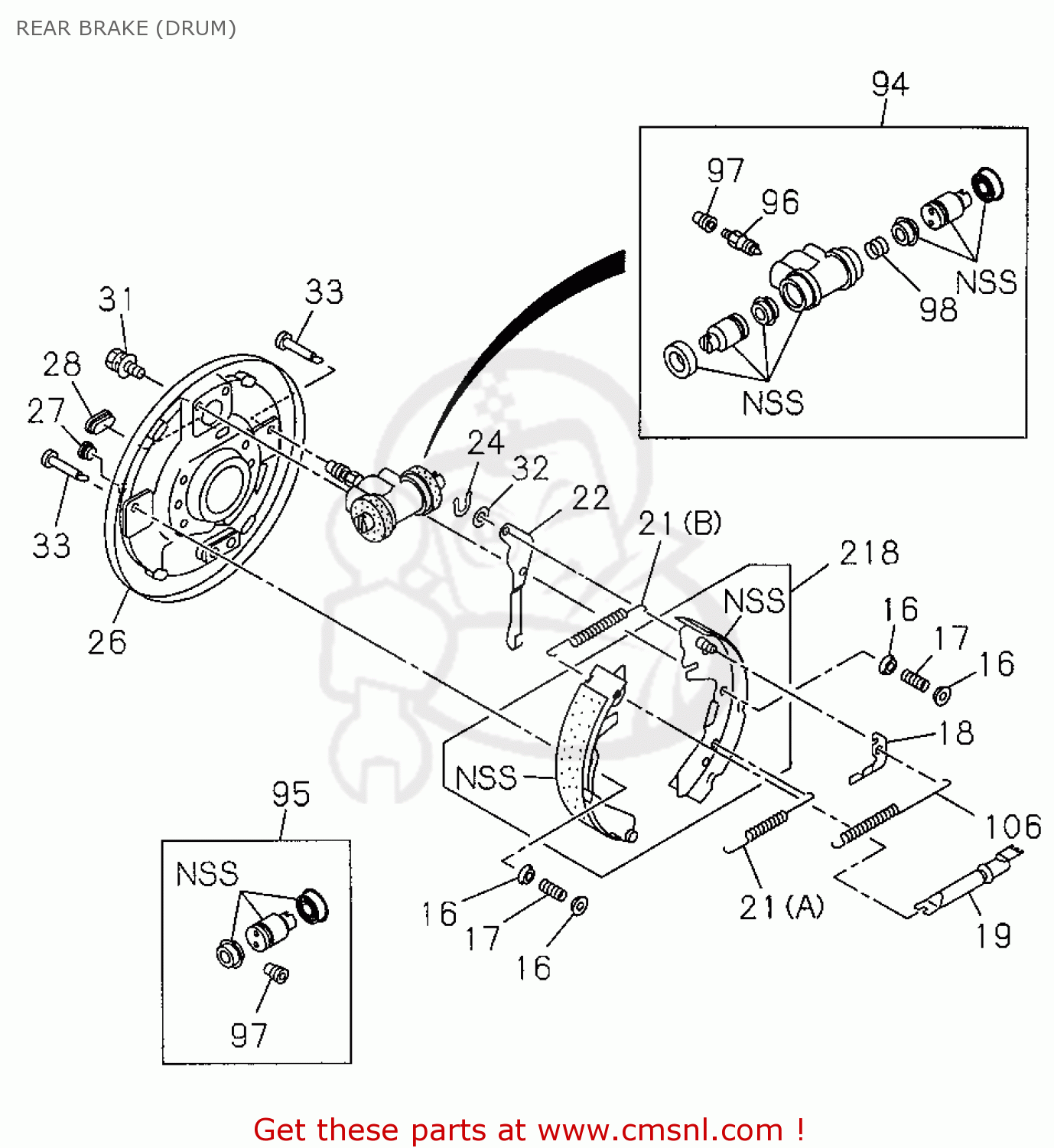 5873800900 Pad Kit, Rr. Caliper Honda buy the 5873800900 at CMSNL
