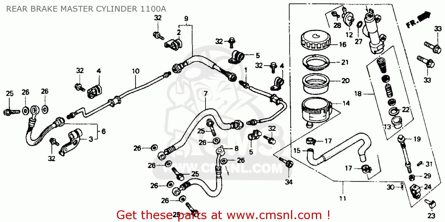 43511mt3006: Cup,master Cyln.( Honda - Buy The 43511-mt3-006 At Cmsnl