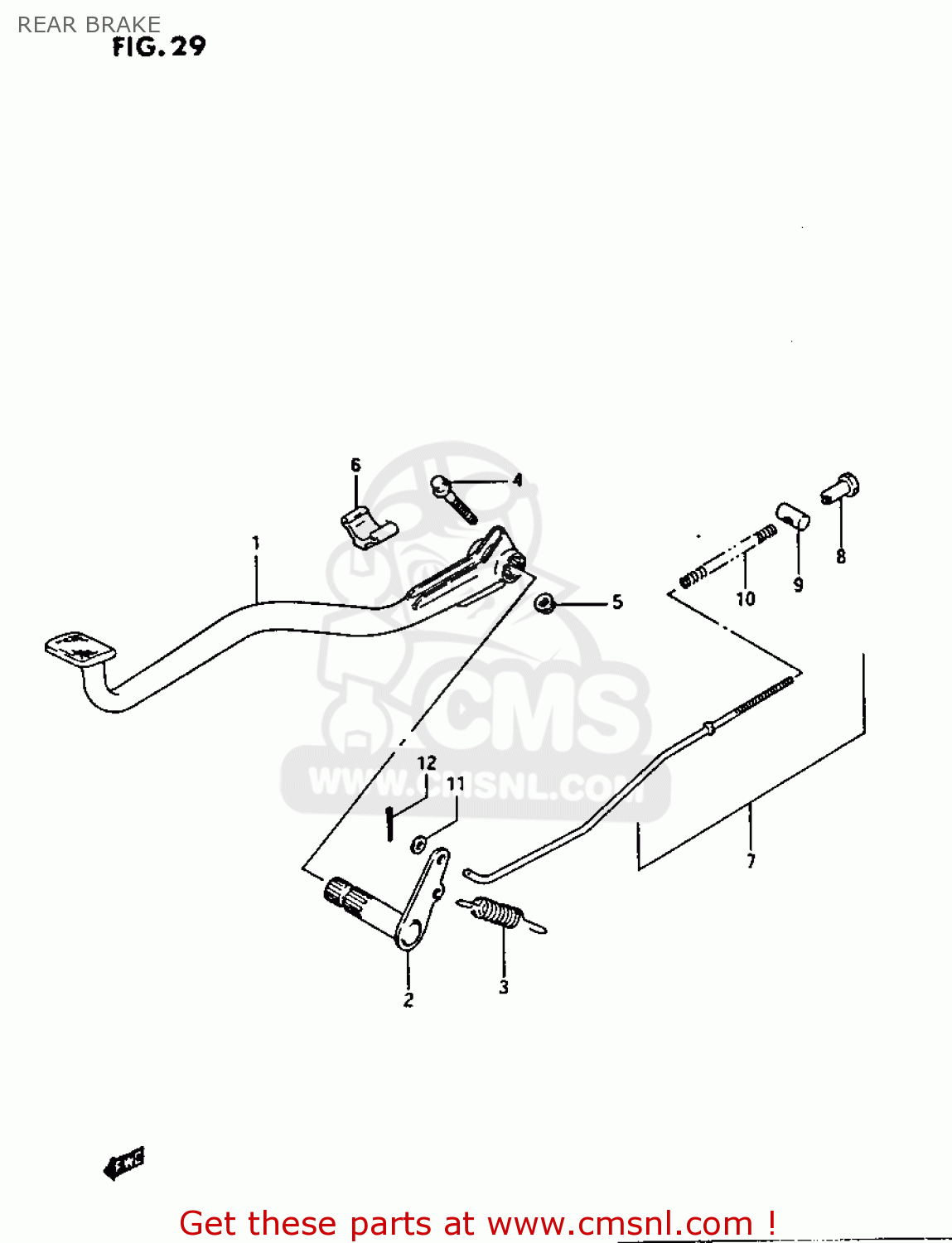 4351718B00 Stopper,brake Pedal Suzuki buy the 4351718B00 at CMSNL