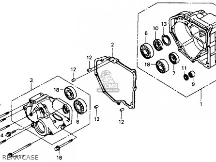 Case Comp, Rear photo