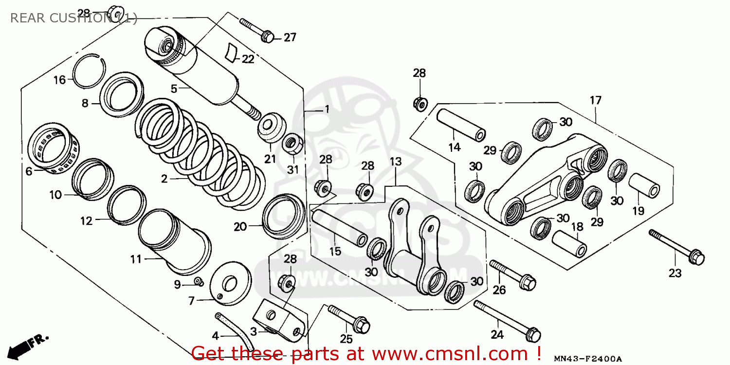 Honda ADJUSTER,SPRING 52422MN4003 Honda ADJUSTER,SPRING 52422MN4003