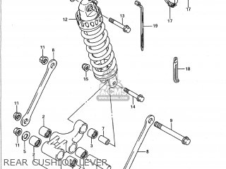 Absorber Assembly Rear Shock For Gsxr1100 1992 N Usa E03 Order At Cmsnl