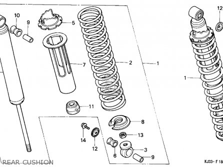 52400KJ3701 Cushion Assy.,rr. Honda - 52400-KJ3-701