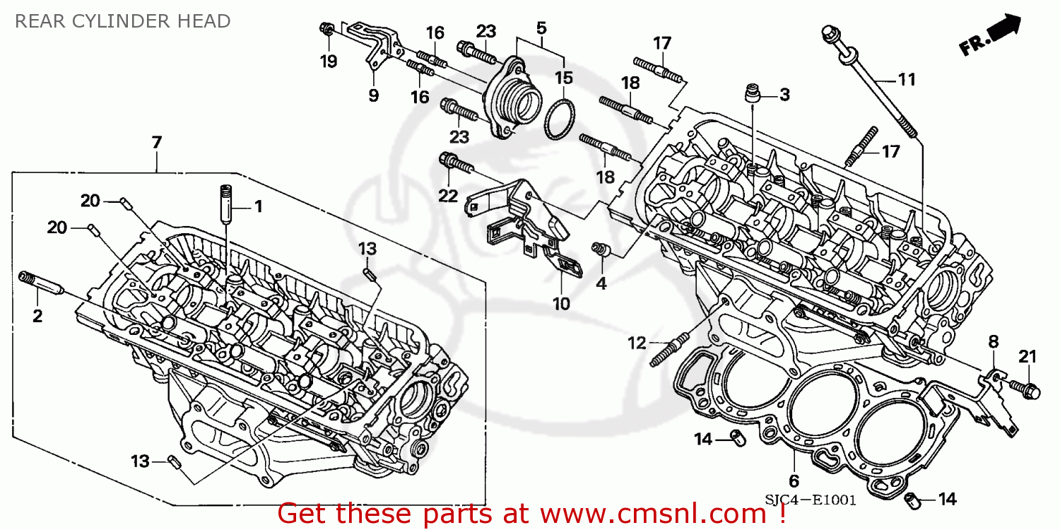 36535RDJA00: Stay,laf Coupler, Honda - buy the 36535-RDJ-A00 at CMSNL