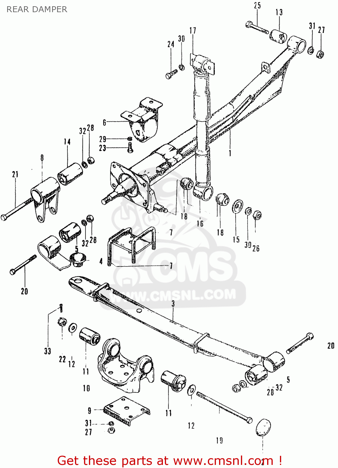 BUSHING, RR.LEAF SPRING for H1300 SEDAN order at CMSNL