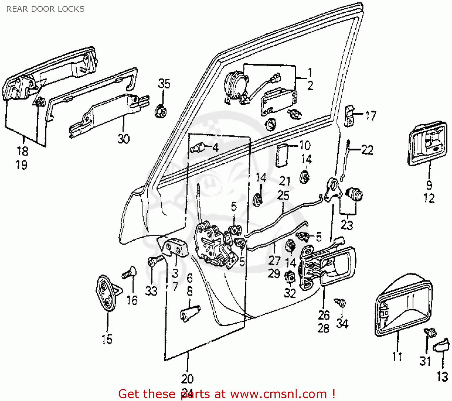 76613SA6000 Cover Out Handl Honda buy the 76613SA6000 at CMSNL