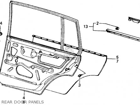 76151663670ZZ: Skin,l.rr.door Honda - buy the 76151-663-670ZZ at CMSNL