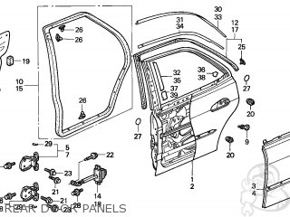 72861S84A01: Seal, L. Rr. Honda - buy the 72861-S84-A01 at CMSNL