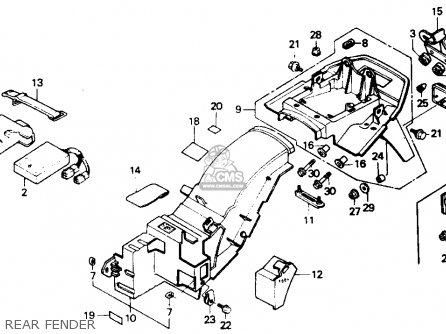 DIAGRAM for VTR250 INTERCEPTOR VTR 1989 (K) USA - order at CMSNL