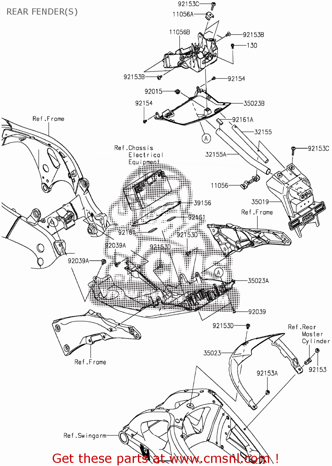 Kawasaki BRACKET 110560433 Kawasaki BRACKET 110560433