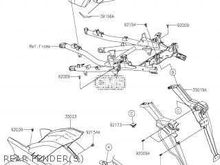 350230462: Fender-rear Kawasaki - Buy The 35023-0462 At Cmsnl